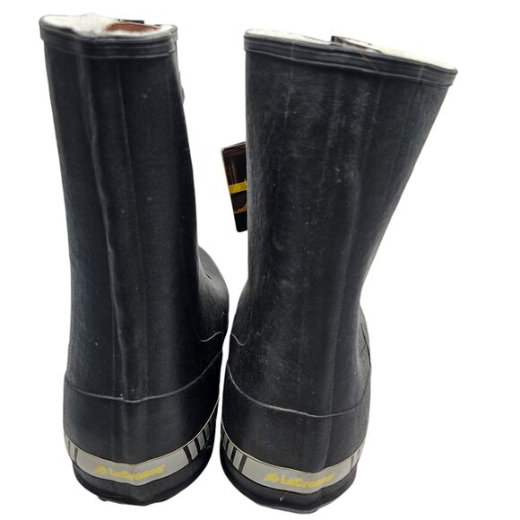 LaCrosse Men's Size 11 Waterproof 12" Med Tracktion Rubber 4 Buckle Boots Lined - Picture 3 of 10
